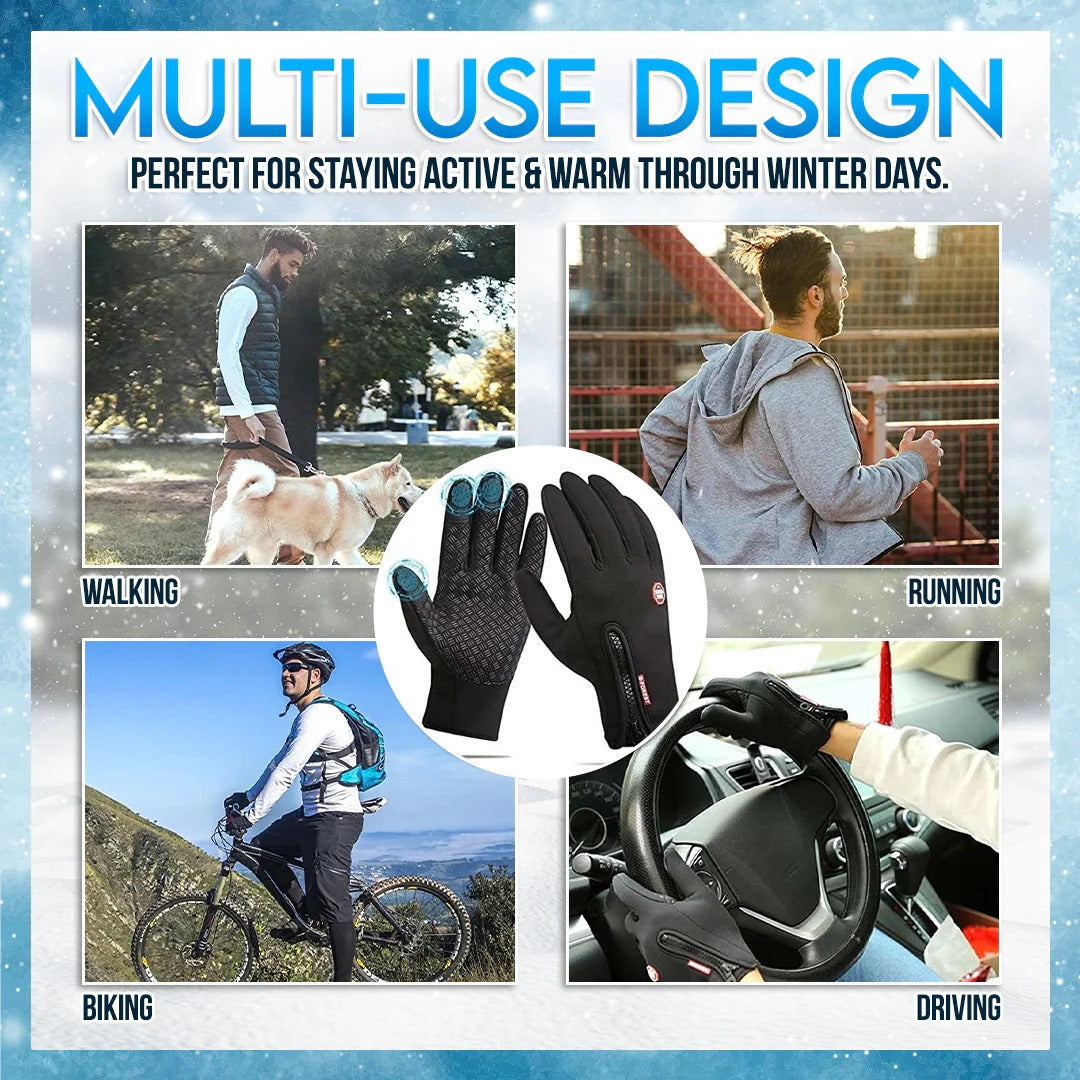 🔥Last Day - Touchscreen Thermal Gloves for Men & Women + 3 Pairs of Thick Warm Socks FREE