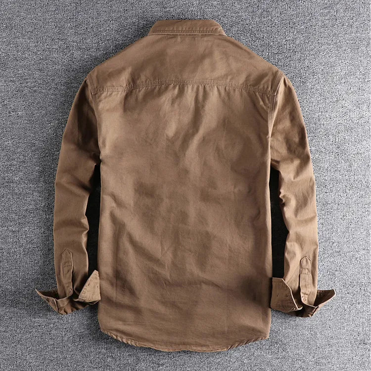 Camisa Manga Longa Masculina Gola Polo