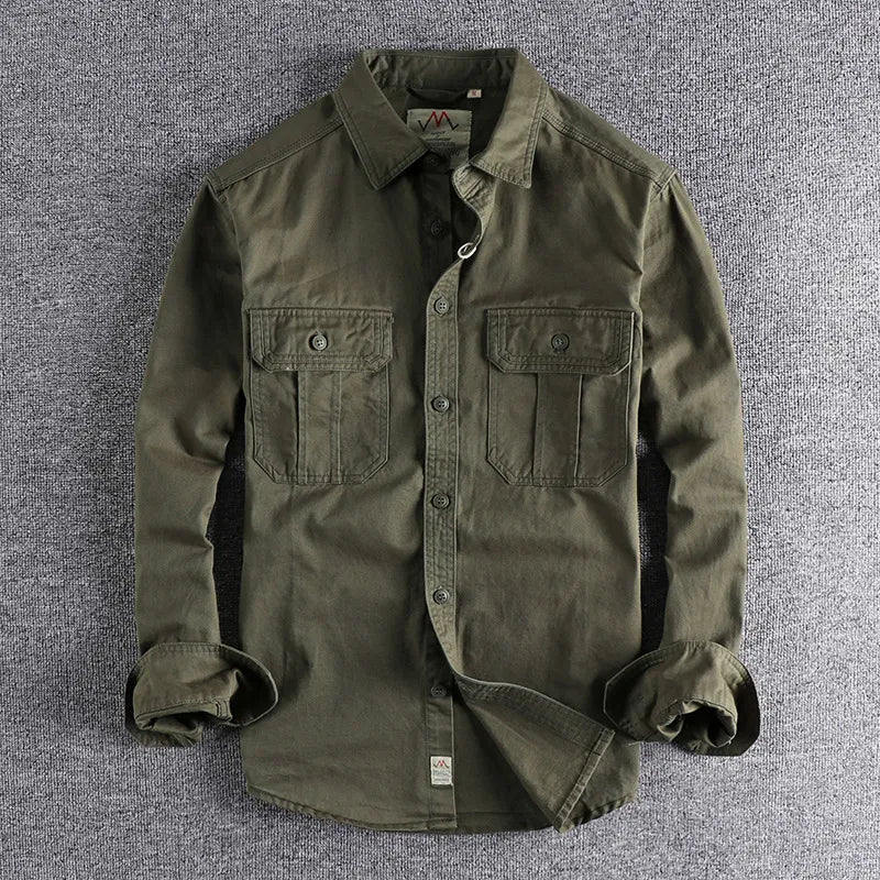 Camisa Manga Longa Masculina Gola Polo