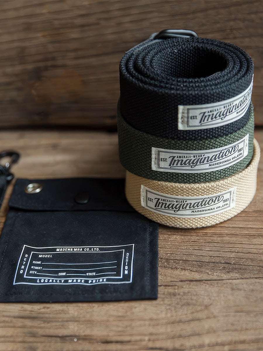 Classic Double RIngs Buckle Belt