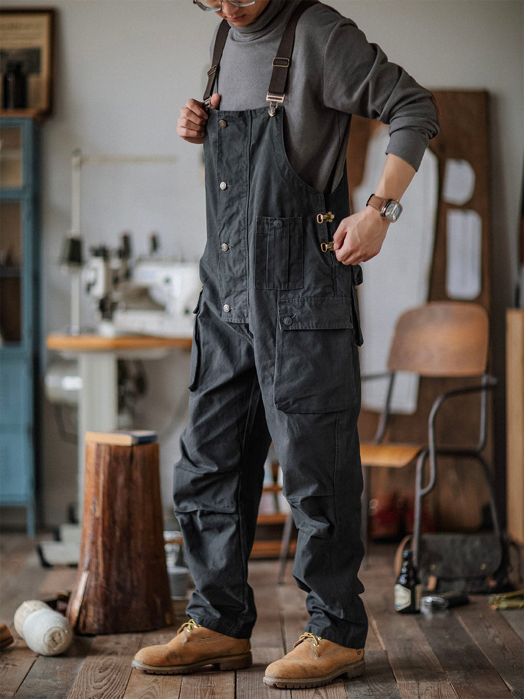 Carver Canvas Overalls