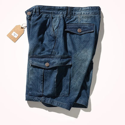 Bermuda Jeans Masculina - Cargo