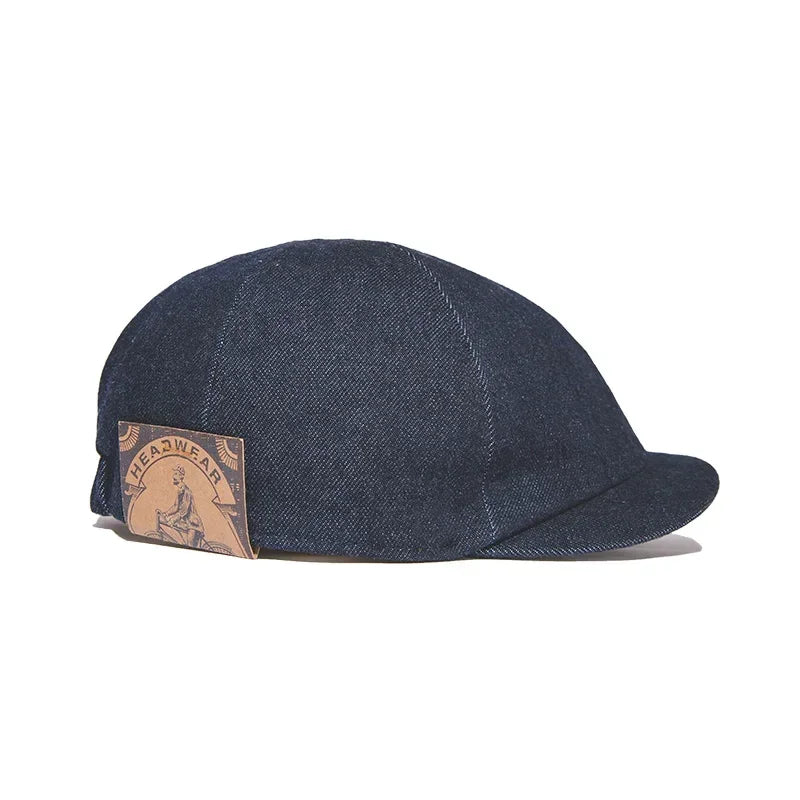Boina Masculina Italiana Vintage - Azul Escuro