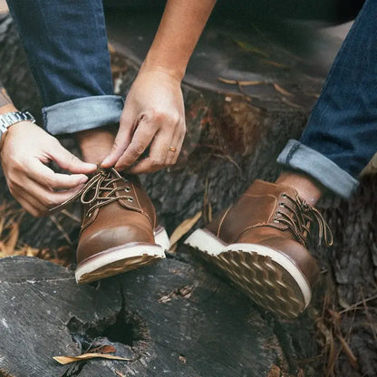 Bota Cano Curto Masculina Retrô