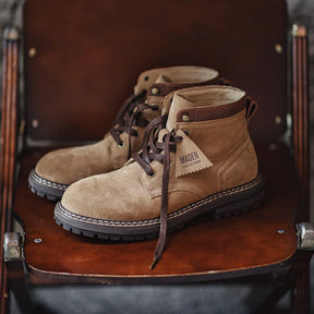 Bota Masculina De Couro