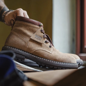 Bota Masculina De Couro