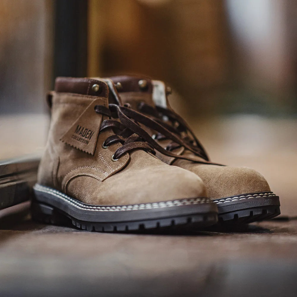 Bota Masculina De Couro