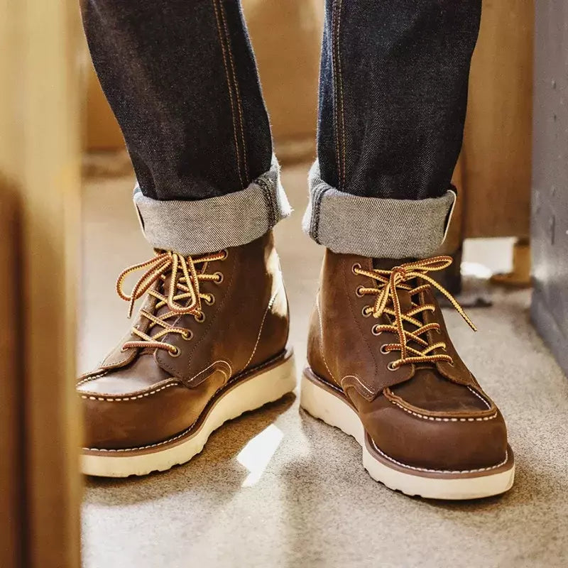 Bota Masculina Moc Toe