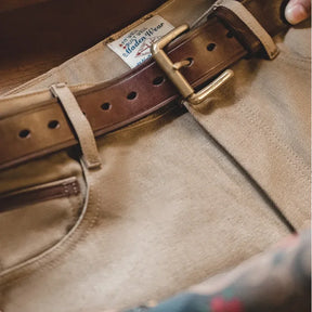 Calça Jeans Masculina - Bege