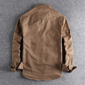 Camisa Manga Longa Masculina Gola Polo