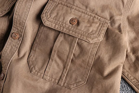 Camisa Manga Longa Masculina Gola Polo