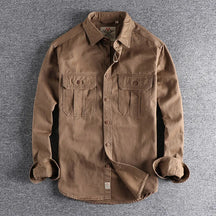 Camisa Manga Longa Masculina Gola Polo