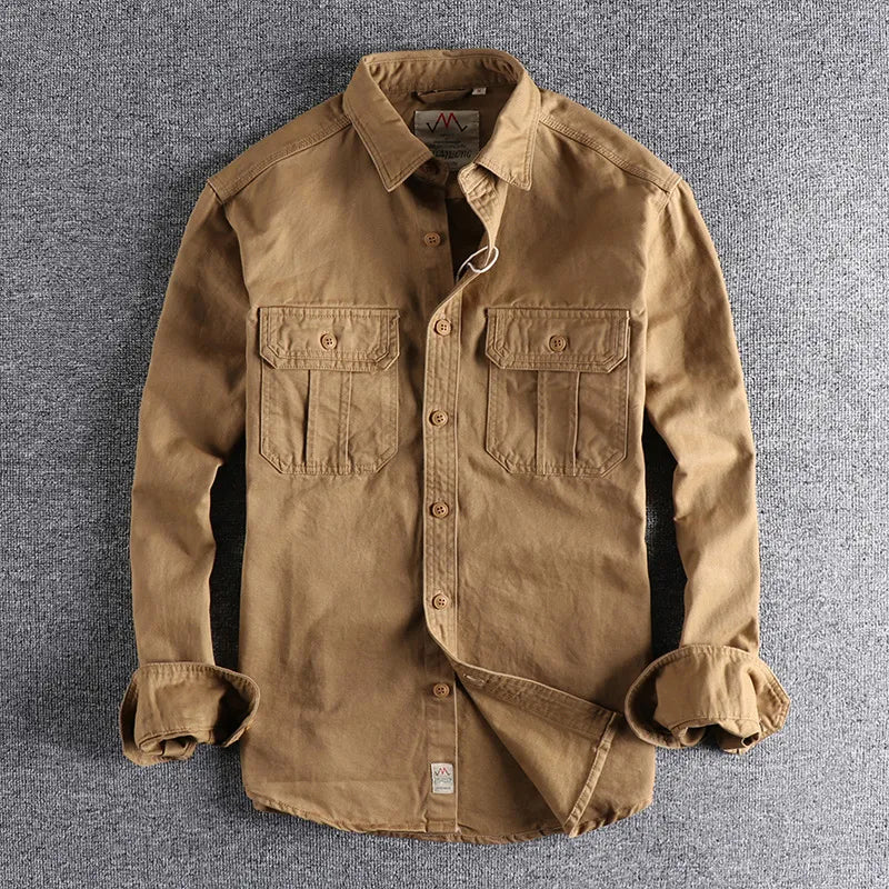 Camisa Manga Longa Masculina Gola Polo