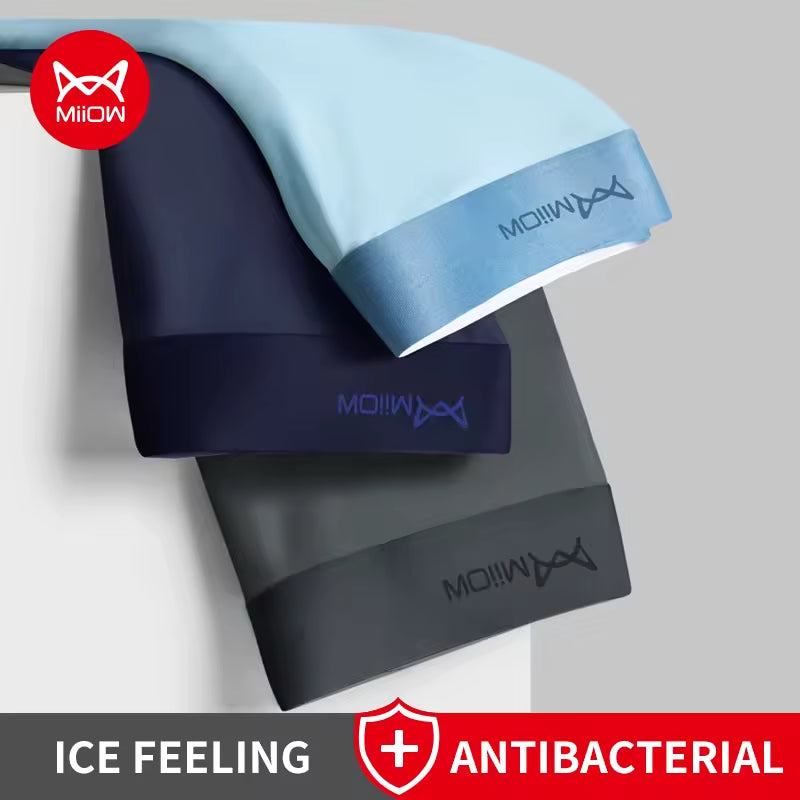 Miiow - IceBoxer Pro™ - Cueca de Seda Térmica | Leve 12, Pague 6 ÚLTIMAS UNIDADES