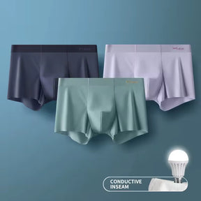 Miiow - IceBoxer Pro™ - Cueca de Seda Térmica | Leve 12, Pague 6 ÚLTIMAS UNIDADES