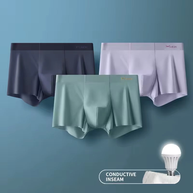 Miiow - IceBoxer Pro™ - Cueca de Seda Térmica | Leve 12, Pague 6 ÚLTIMAS UNIDADES