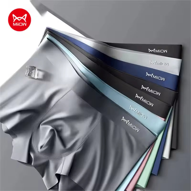 Miiow - IceBoxer Pro™ - Cueca de Seda Térmica | Leve 12, Pague 6 ÚLTIMAS UNIDADES
