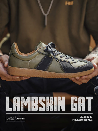 Lambskin German Army Trainer Shoes